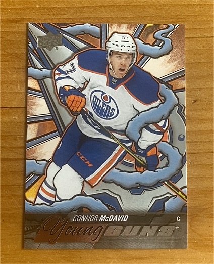 2024-25 Upper Deck Series 2 #201 Connor McDavid Young Guns Renewed — front