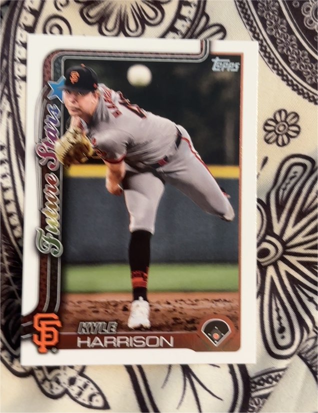 2025 Topps Series 1 #177 Kyle Harrison Future Stars — front
