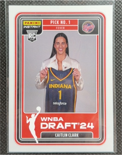 2024 Panini Instant Draft Night #DN-1 Caitlin Clark — front