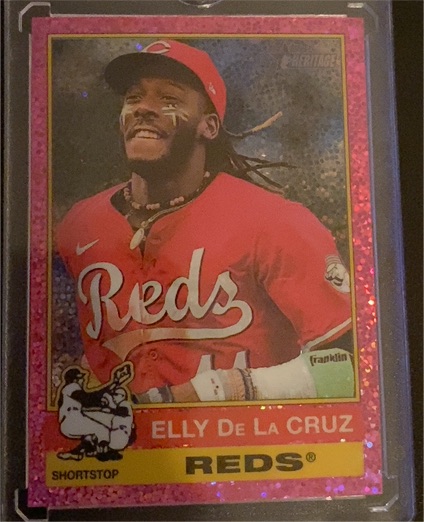 2025 Topps Heritage Chrome #263 Elly De La Cruz — front