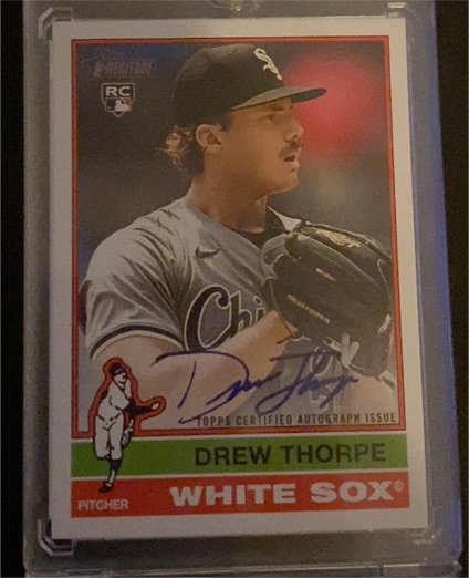 2025 Topps Heritage #334 Drew Thorpe — front