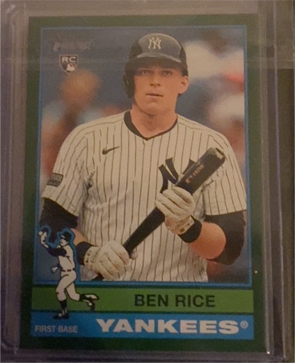 2025 Topps Heritage #406 Ben Rice — front