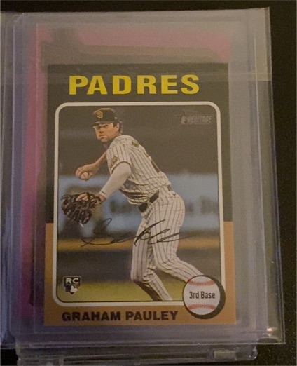 2024 Topps Heritage High Number #666 Graham Pauley — front
