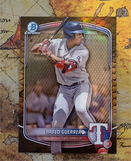 2025 Bowman Chrome Prospects #BCP-144 Pablo Guerrero — front