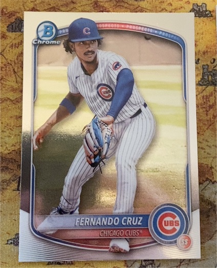 2025 Bowman Chrome Prospects #BCP-110 Fernando Cruz — front