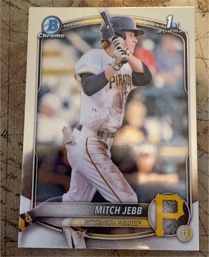 2025 Bowman Chrome #BCP-41 Mitch Jebb — front