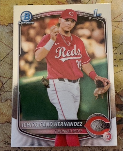 2025 Bowman Chrome Prospects #BCP-18 Ichiro Cano Hernandez — front