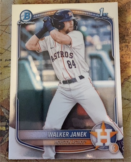 2025 Bowman Chrome #BCP-15 Walker Janek — front
