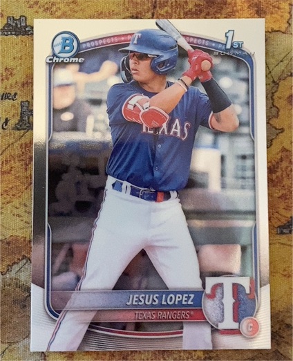 2025 Bowman Chrome Prospects #BCP-88 Jesus Lopez — front