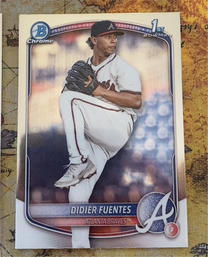 2025 Bowman Chrome Prospects #BCP-87 Didier Fuentes — front