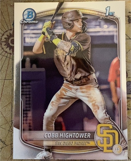 2025 Bowman Chrome Prospects #BCP-104 Cobb Hightower — front