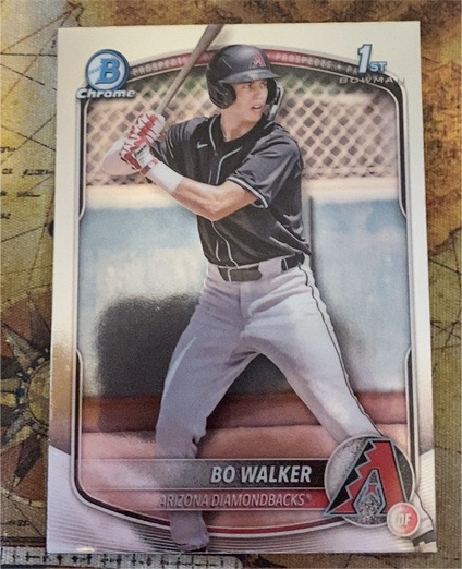 2025 Bowman Chrome #BCP-92 Bo Walker — front
