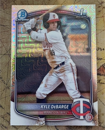 2025 Bowman Chrome #BCP-139 Kyle DeBarge — front