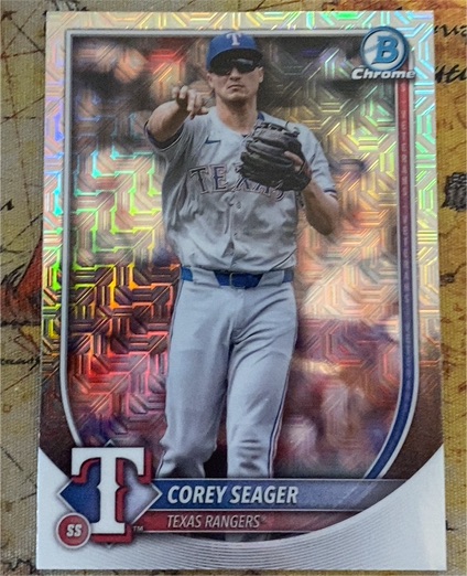 2025 Bowman Chrome #38 Corey Seager — front