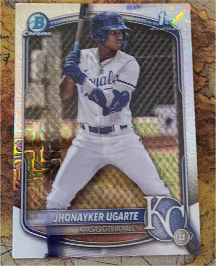 2025 Bowman Chrome Prospects #BCP-123 Jhonayker Ugarte — front