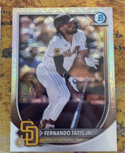 2025 Bowman Chrome #23 Fernando Tatis Jr. — front