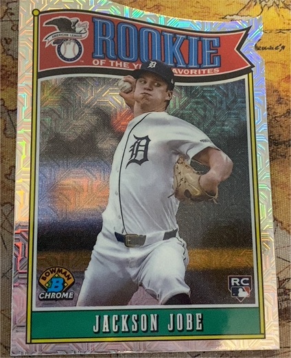 2025 Bowman Chrome Rookie of the Year Favorites #ROY-3 Jackson Jobe — front