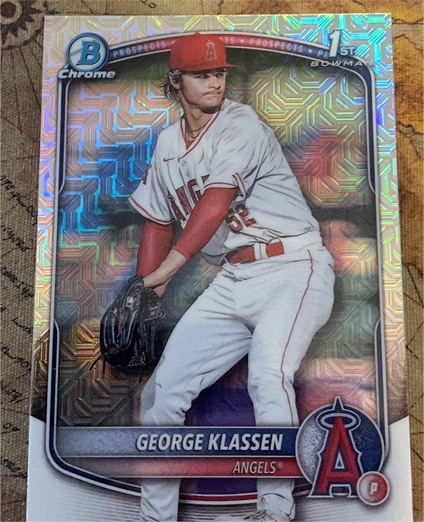 2025 Bowman Chrome #BCP-63 George Klassen — front