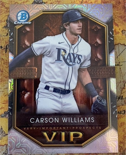 2025 Bowman Chrome #VIP-1 Carson Williams — front