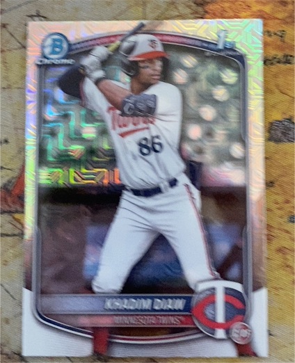 2025 Bowman Chrome #BCP-77 Khadim Diaw — front
