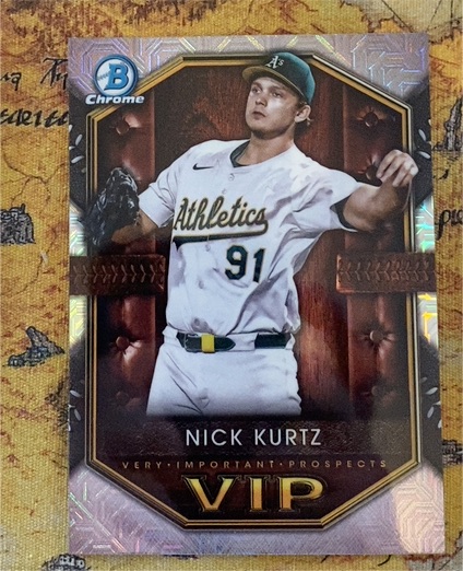 2025 Bowman Chrome #VIP-2 Nick Kurtz — front