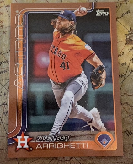 2025 Topps Series 2 #522 Spencer Arrighetti — front