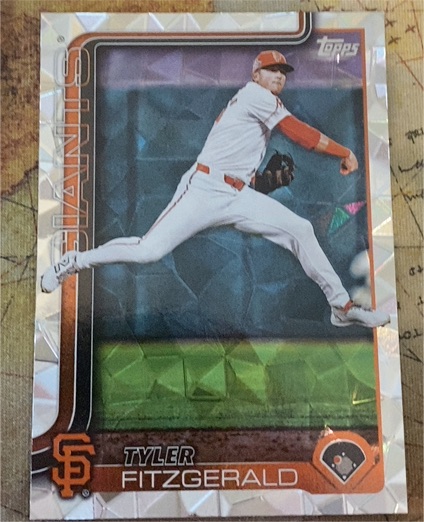 2025 Topps Series 1 #SFG Tyler Fitzgerald — front