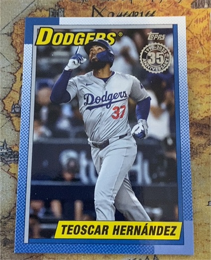 2025 Topps Series 2 35th Anniversary #90B2-49 Teoscar Hernández — front