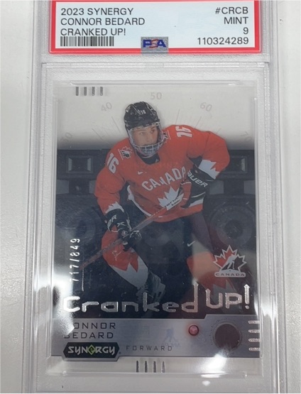 2023-24 Upper Deck Synergy #CR-CB Connor Bedard Cranked Up! — front