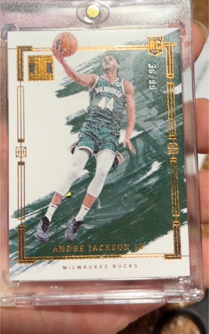 2023-24 Panini Impeccable #13 Andre Jackson Jr. — front