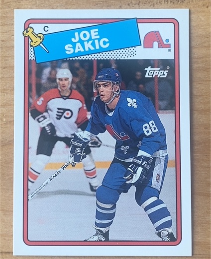 1988-89 Topps #88 Joe Sakic — front