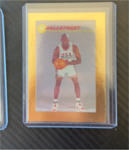 1992 Ballstreet Gold Foil #NNO Michael Jordan — front