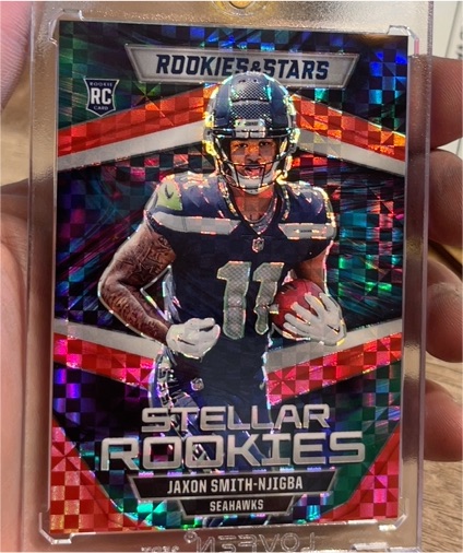 2023 Panini Rookies & Stars Stellar Rookies Silver Prizm #SR-9 Jaxon Smith-Njigba — front