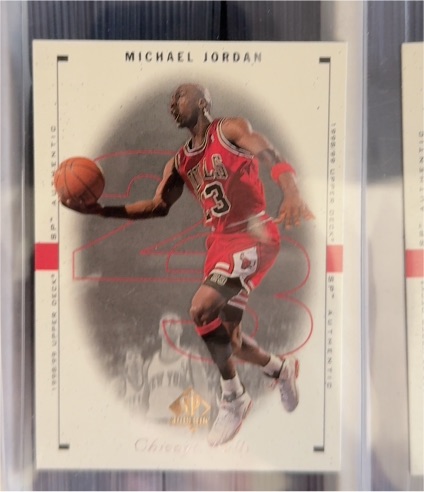 1998 Upper Deck SP Authentic #5 Michael Jordan — front