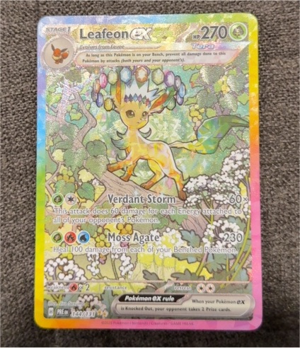 2016 Pokémon XY Primal Clash #144/131 Leafeon EX — front