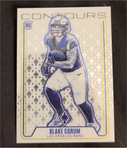 2024 Panini Phoenix #CON-BCM Blake Corum Contours — front