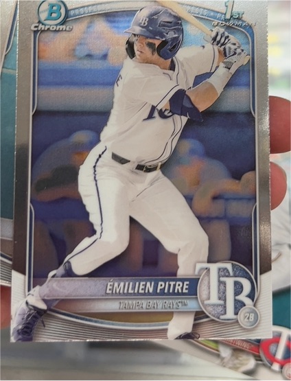 2025 Bowman Chrome #BP-83 Émilien Pitre — front