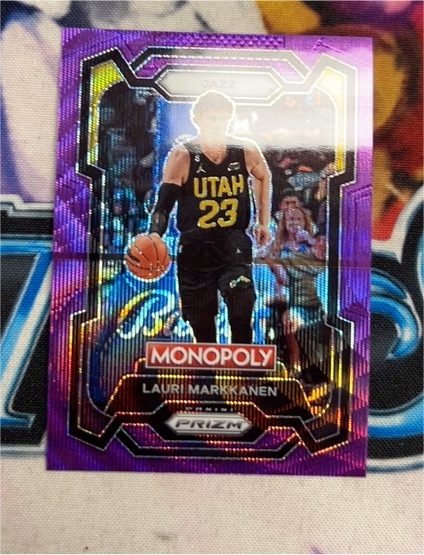 2023-24 Panini Prizm Monopoly #85 Lauri Markkanen — front