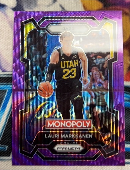 2023-24 Panini Prizm Monopoly #85 Lauri Markkanen — front
