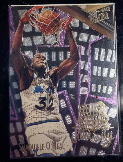 1993-94 Fleer Ultra Jam City #7 Shaquille O'Neal — front