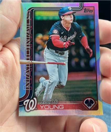 2025 Topps Series 2 #413 Jacob Young — front