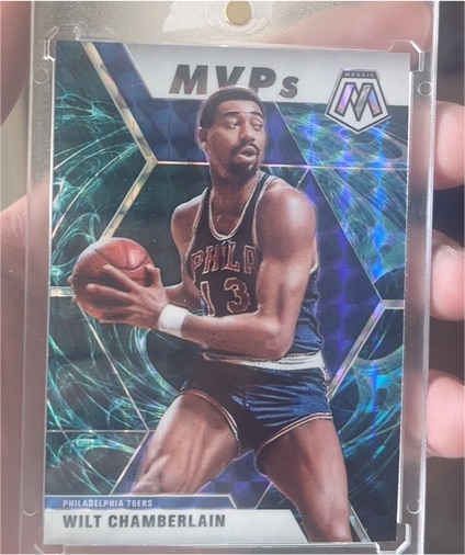 2019-20 Panini Mosaic MVPs #300 Wilt Chamberlain — front