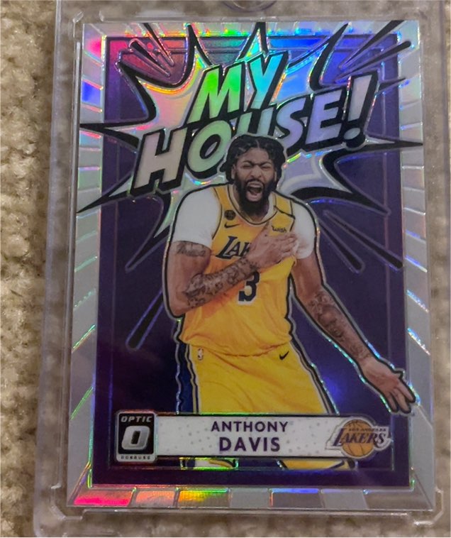 2020-21 Donruss Optic #20 Anthony Davis My House — front