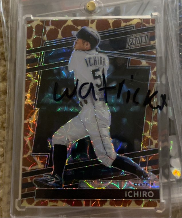 2024 Panini The National VIP Ichiro Suzuki Tiger Stripe — front
