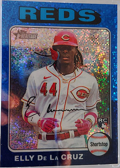 2024 Topps Heritage #473 Elly De La Cruz — front