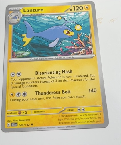 2024 Pokémon #049 Lanturn — front