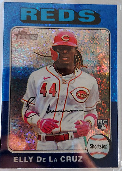 2024 Topps Heritage #473 Elly De La Cruz — front