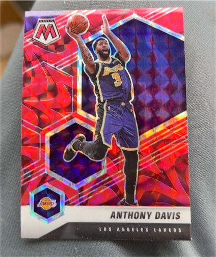 2020-21 Panini Mosaic #141 Anthony Davis — front