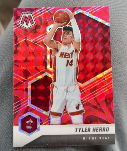2020-21 Panini Mosaic #5 Tyler Herro — front