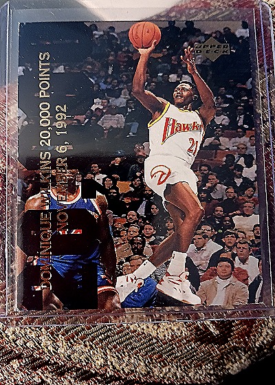 1992-93 Upper Deck #SP2 Dominique Wilkins / Michael Jordan 20,000 Points — front